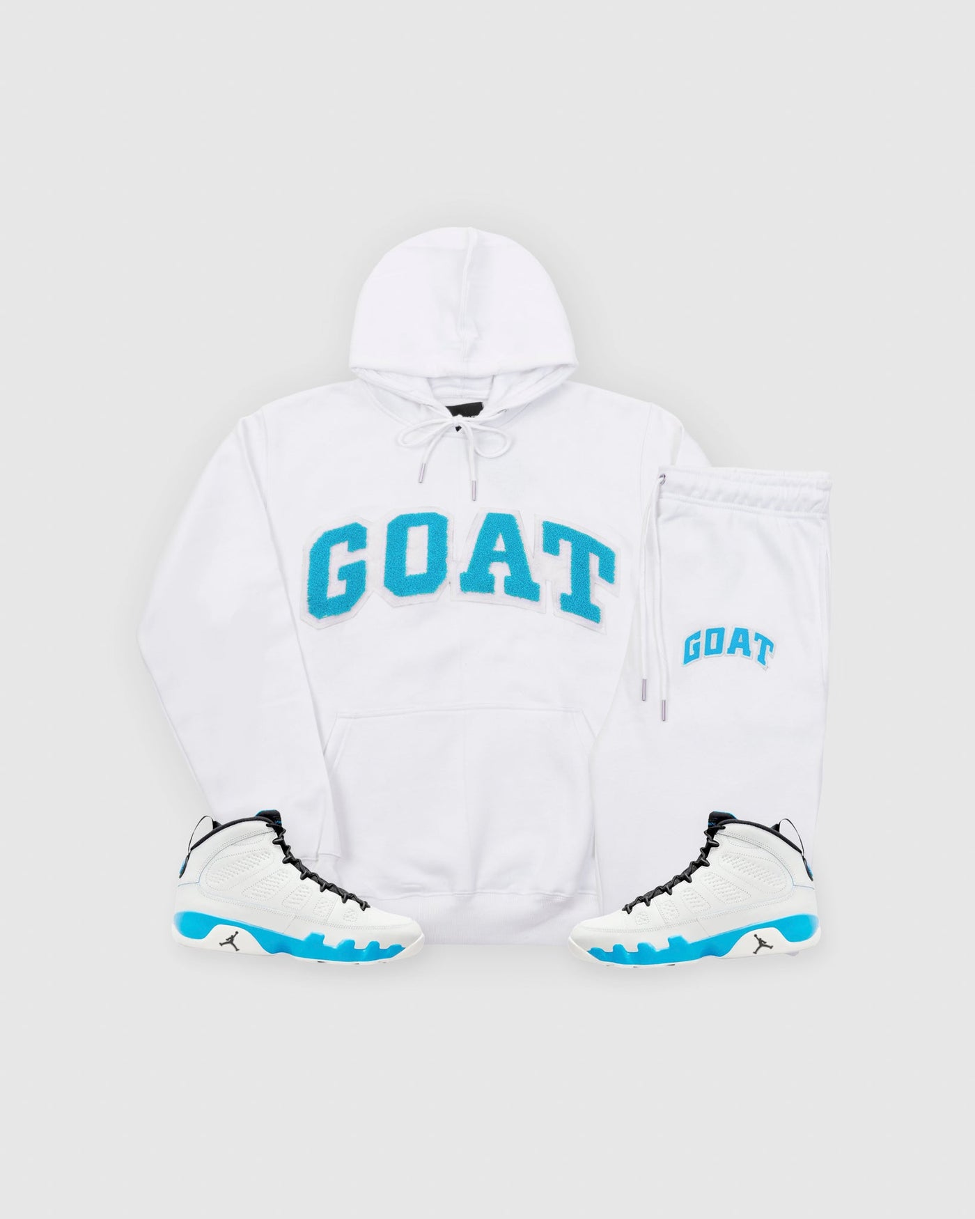 Arch Chenille Sweatsuit (Powder Blue)