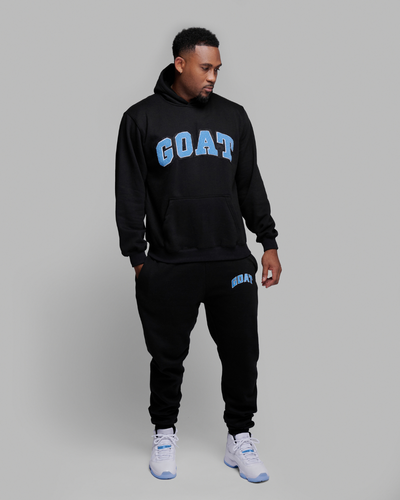 Black Legend Blue Arch Chenille Sweatsuit