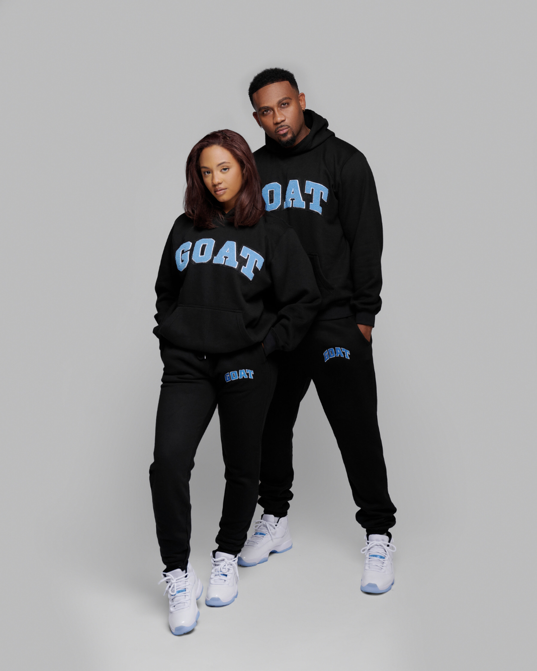 Black Legend Blue Arch Chenille Sweatsuit