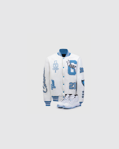 Kids Vintage Wool Varsity Jacket (Legend Blue)