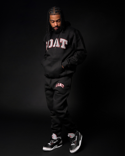 Arch Chenille Sweatsuit (Black Cement)