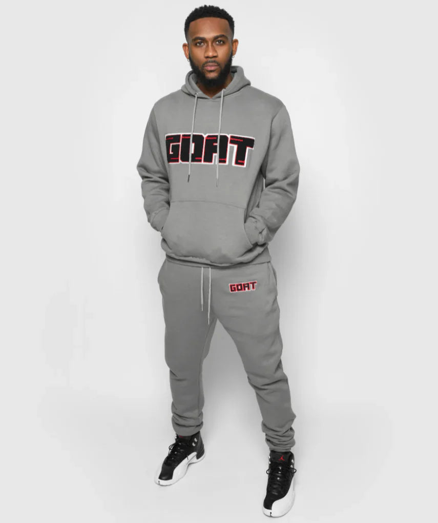 Staple Classic Chenille Sweatsuit (Playoff Grey)