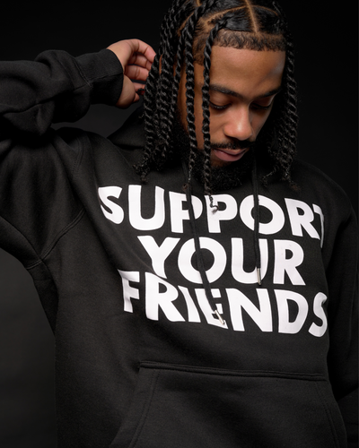 Support Your Friends Sweatsuit (Black Cement)