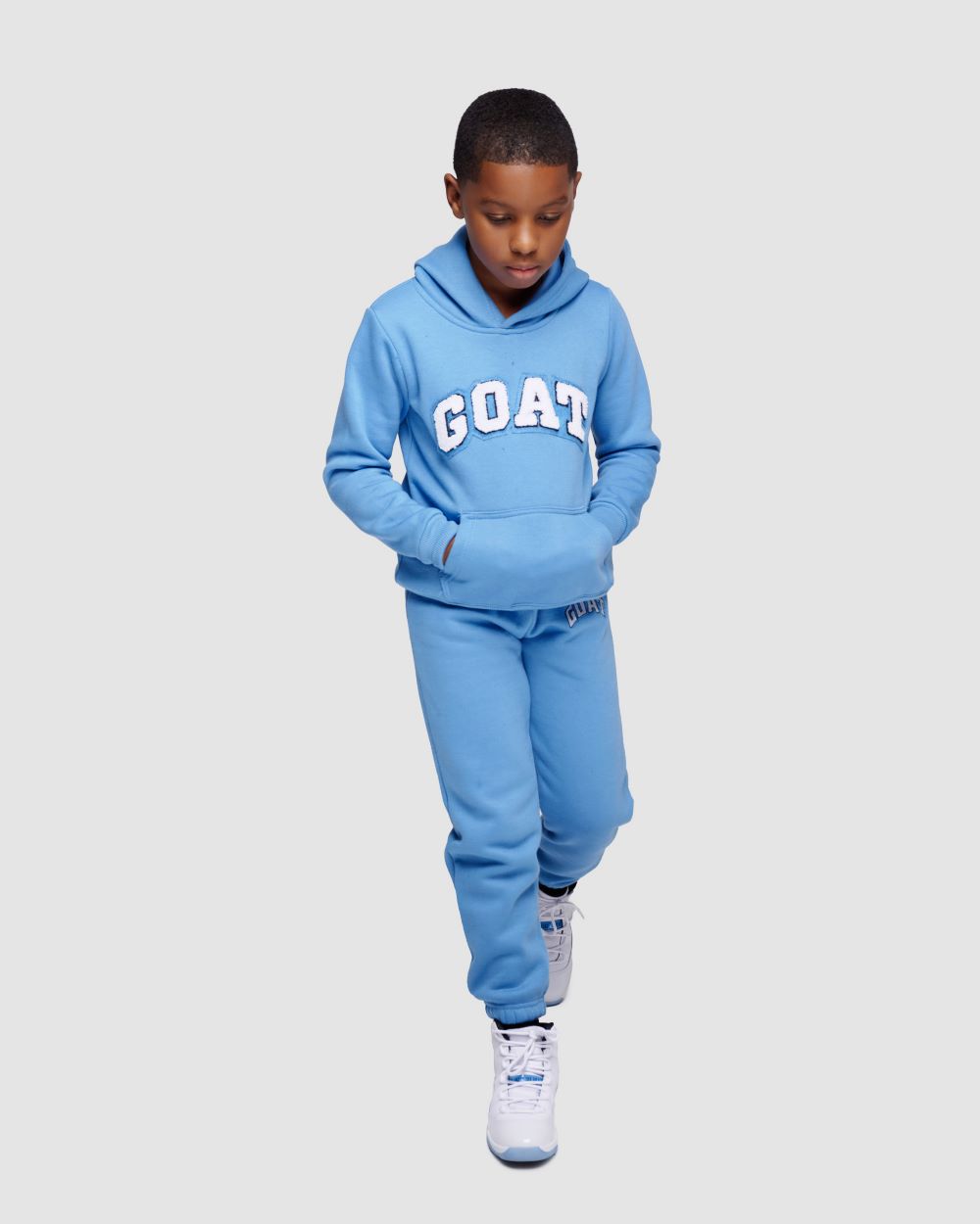 Kids Arch Chenille Sweatsuit (Legend Blue)