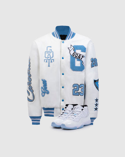 Legend Blue Vintage Wool Varsity Jacket